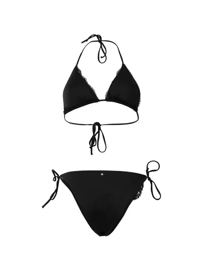 Paramidonna Kourtney Lace Bikini In Black