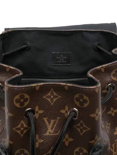 Pre-owned Louis Vuitton 2020s Pm Christopher Backpack In Brown