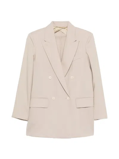 Max Mara Double-breasted Jacket In Neutral