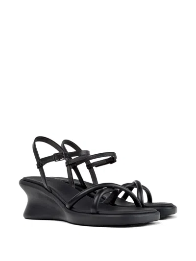 Camper Louise Wedge Sandal In Black