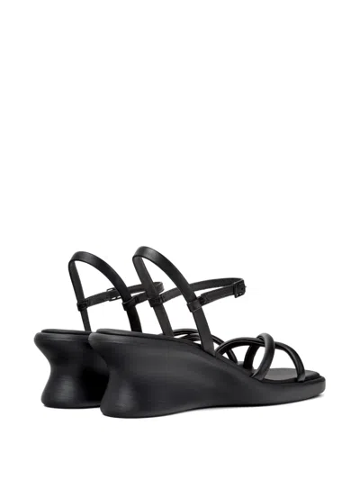 Camper Louise Wedge Sandal In Black