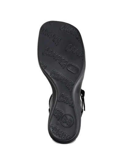 Camper Louise Wedge Sandal In Black
