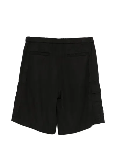 Iceberg Cargo Drawstring Shorts In Black