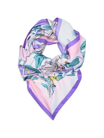 Lancel Printed Square Scarf In Multi