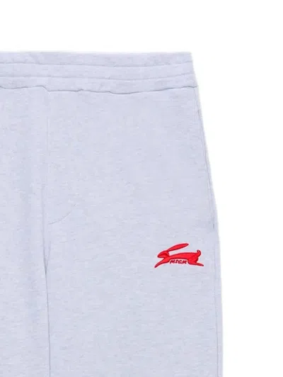 Msgm Logo-embroidery Track Pants In White