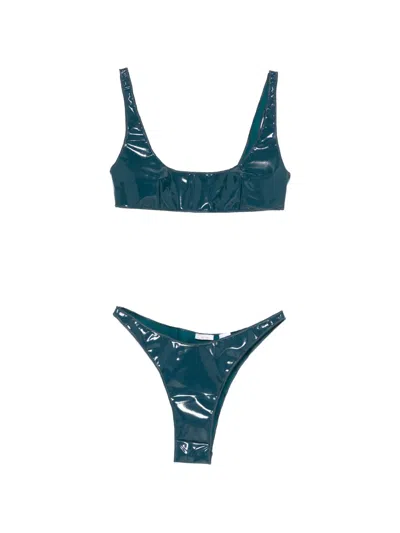 Oseree Blue Bikini Set In Blue
