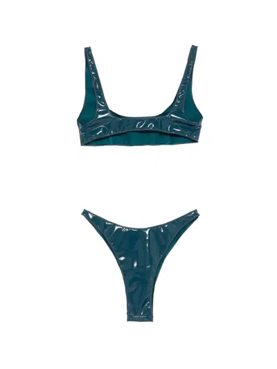 Oseree Blue Bikini Set In Blue
