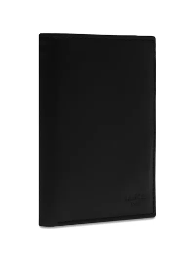Lancel Leon Smooth Leather Wallet In Black
