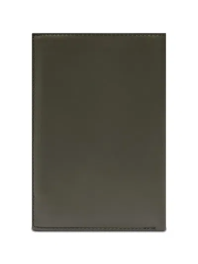 Lancel Leon Smooth Leather Wallet In Gray