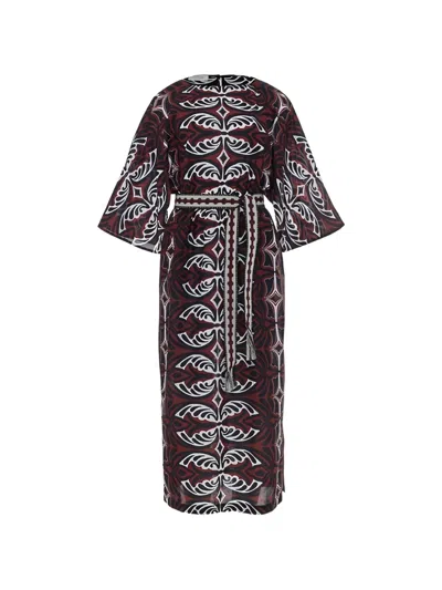 Devotion Pebble Midi Dress In Black