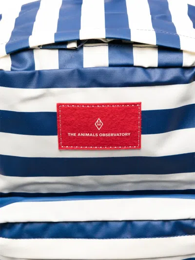 The Animals Observatory Striped Backpack In Multi