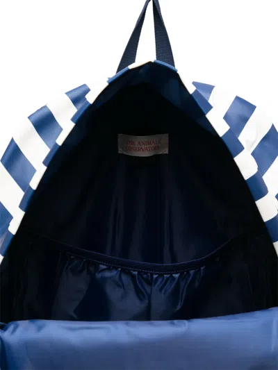 The Animals Observatory Striped Backpack In Multi