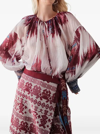 Devotion Aria Patterned Blouse In Multi