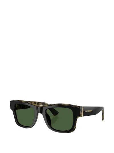 Dolce & Gabbana Square-frame Sunglasses In Black
