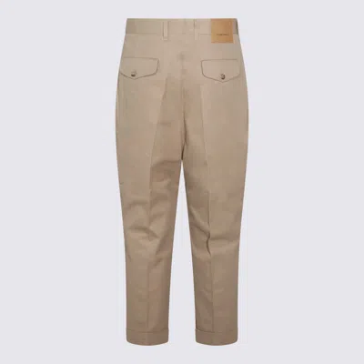 Ami Alexandre Mattiussi Trousers Light And Natural In Neutral