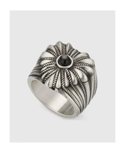 Gucci Interlocking G Heart Ring In Multi