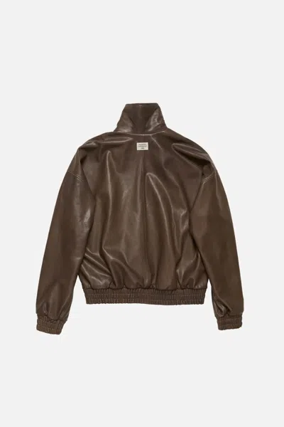 Acne Studios Ami Paris Ami De Coeur Wool Cardigan In Brown