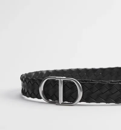 Dior Cd Belt In Black