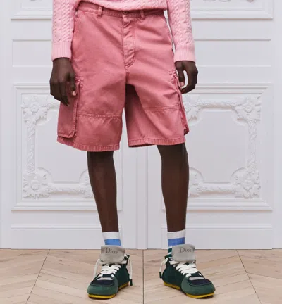 Dior Bermuda Cargo In Pink