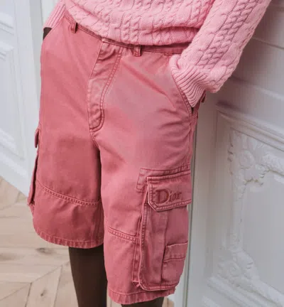 Dior Bermuda Cargo In Pink