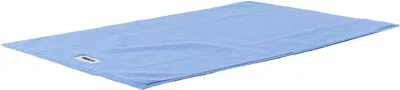 Tekla Blue Terry Bath Mat In Blue