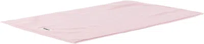 Tekla Pink Terry Bath Mat In Pink