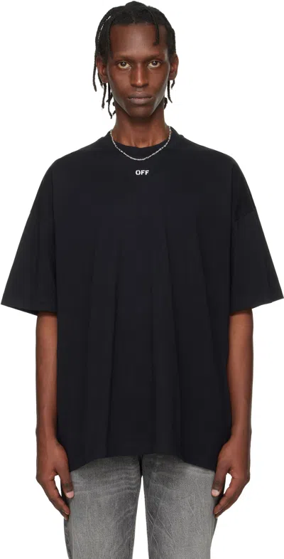 Off-white Men Black 3d Arrow Spray T-shirt, S Luxury T-shirts For Men Darveys