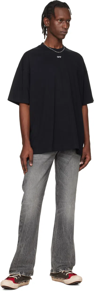 Off-white Men Black 3d Arrow Spray T-shirt, S Luxury T-shirts For Men Darveys