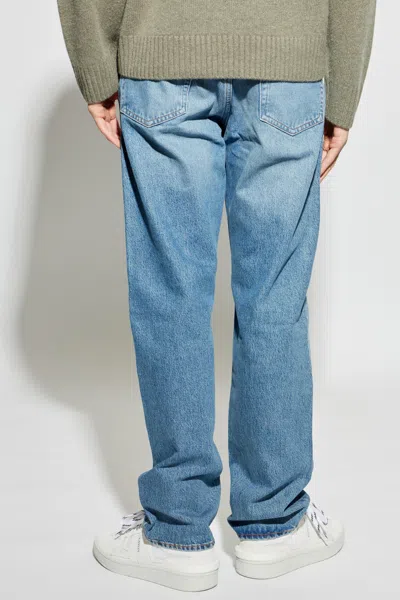 Frame Button-fastening Jeans In Brown