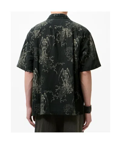 Our Legacy Mens Death Paisley Print Graphic-print Short-sleeve Cotton And Linen Shirt In Multi