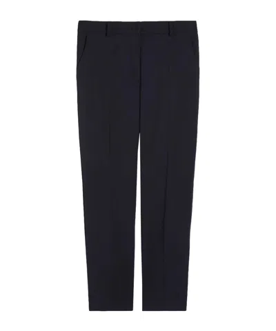 Weekend Max Mara Stretch Wool Slim-fit Pants In Multi