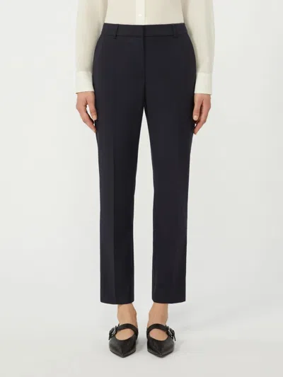 Weekend Max Mara Stretch Wool Slim-fit Pants In Multi