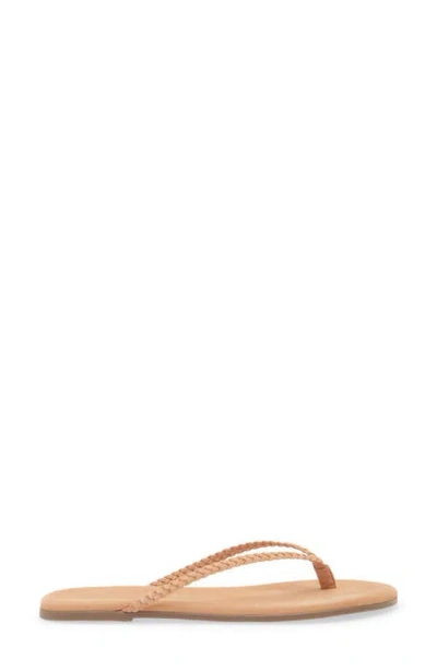 Tkees Foundations Matte Leather Flip-flops In Neutral