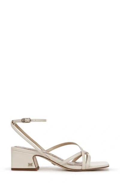 Sam Edelman Whitley Ankle Strap Sandal In White