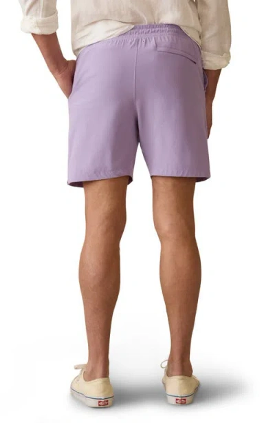 Faherty Shorelite Swim Trunks In Purple