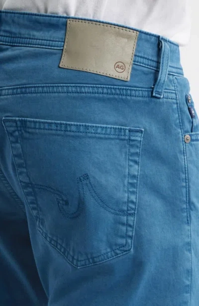 Ag Tellis Stretch Sateen Modern Slim Pants In Blue