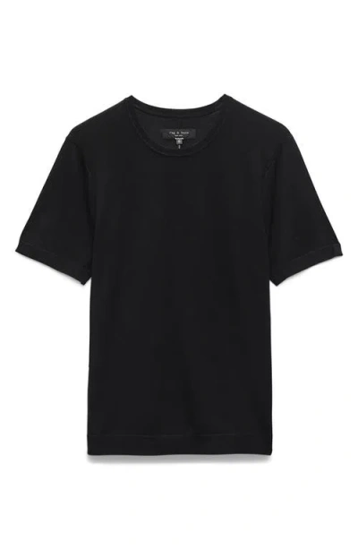 Rag & Bone Aulton Wool Blend T-shirt In Black