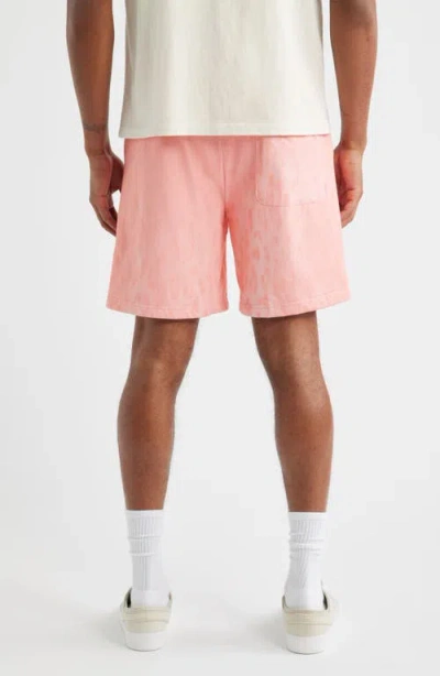 Santo Studio Preda Cotton Pull-on Shorts In Pink