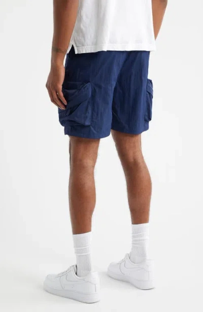 Santo Studio Cargo Shorts In Blue