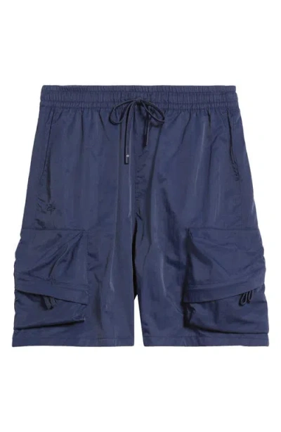 Santo Studio Cargo Shorts In Blue