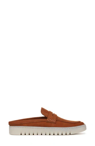 Vionic Uptown Penny Loafer Mule In Brown
