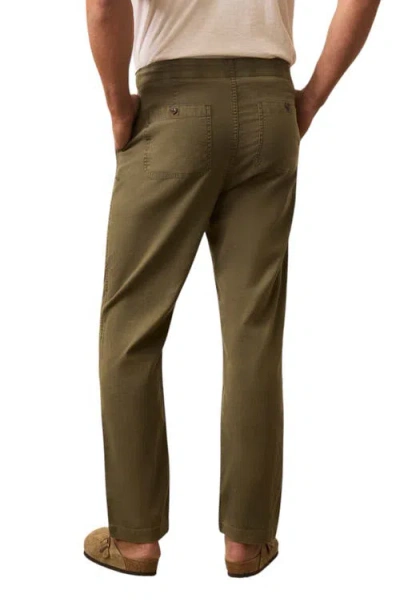 Faherty Dune Drawstring Utility Pants In Green