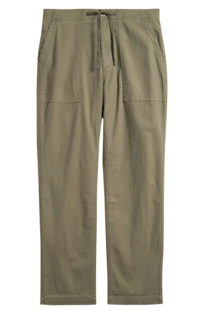Faherty Dune Drawstring Utility Pants In Green
