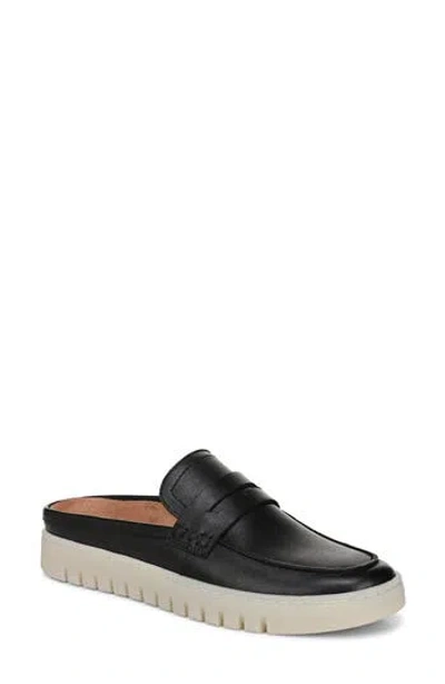 Vionic Uptown Penny Loafer Mule In Black