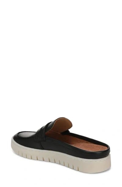 Vionic Uptown Penny Loafer Mule In Black