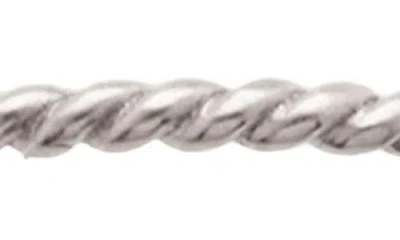 Made By Mary Braided Stacking Ring In Gray