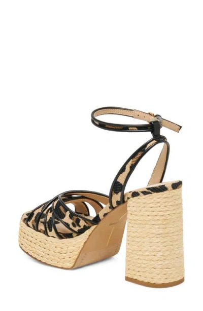 Dolce Vita Danila Piped Platform Sandal In Black