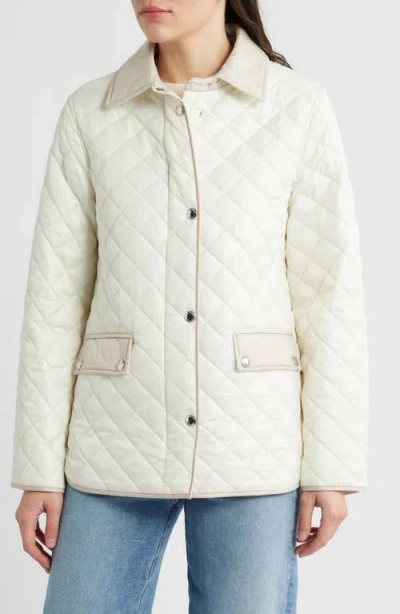 Sam Edelman Quilted Jacket In White