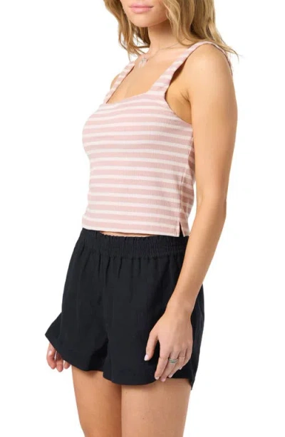 O'neill Vanessa Stripe Rib Tank In Multi