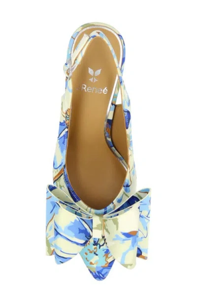 J. Reneé Lysara Slingback Pointed Toe Pump In Multi